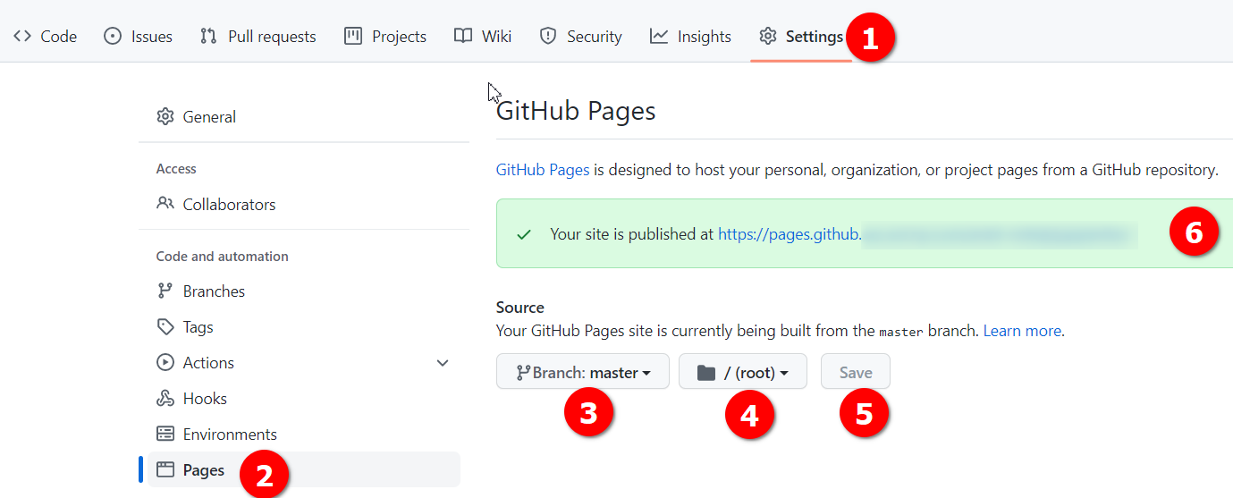 Enable Pages on Github Enterprise